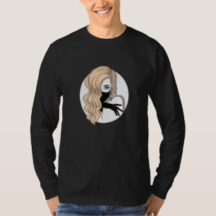 Camiseta Mujer rubia Feminista Hermosa Blondie Hai