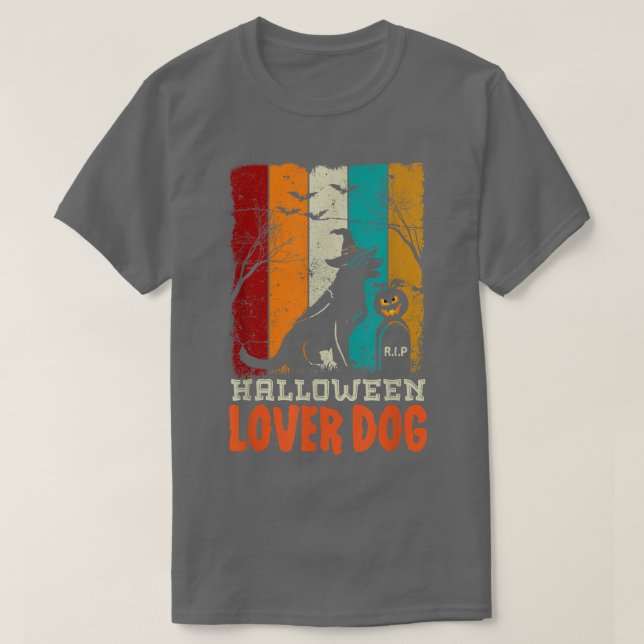 Camiseta Mujer Scary espeluznante perro amante del diseño d (Diseño del anverso)