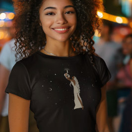 Camiseta Mujer serpiente de diosa celestial