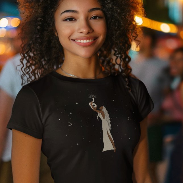 Camiseta Mujer serpiente de diosa celestial (Subido por el creador)
