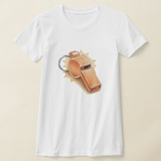Camiseta Mujer silbato naranja T