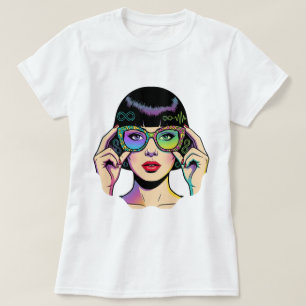 Camiseta Mujer Símbolo de Infinitud Neurodiversidad Arte Po