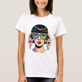 Camiseta Mujer Símbolo de Infinitud Neurodiversidad Arte Po