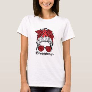 Camiseta Mujer sobreviviente de ataque de Stroke Guerrero t