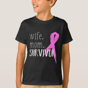Camiseta Mujer sobreviviente diseño regalo para cáncer de m