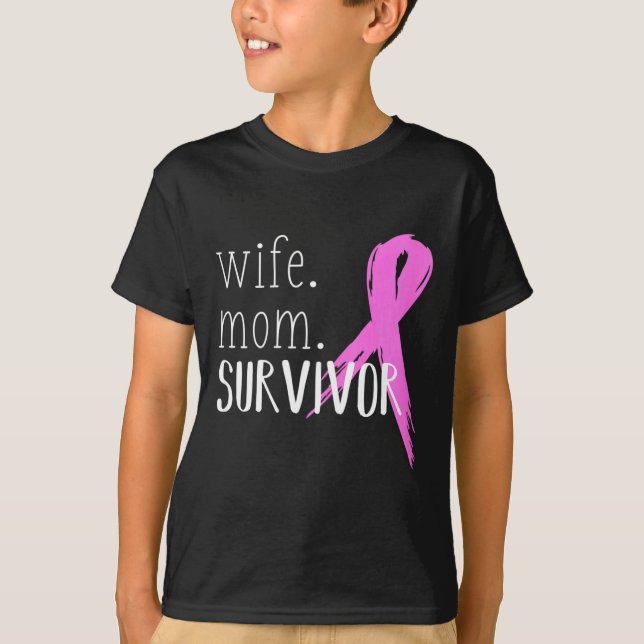 Camiseta Mujer sobreviviente diseño regalo para cáncer de m (Anverso)