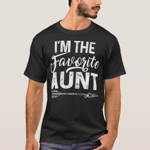 Camiseta Mujer: Soy la tía favorita con la tía graciosa