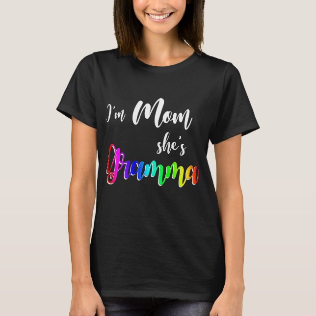 Camiseta Mujer: Soy mamá, madre de una abuela lesbiana (Anverso)