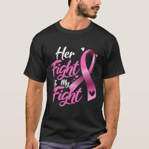 Camiseta Mujer Su Lucha Es Mi Lucha Contra El Cáncer De Mam