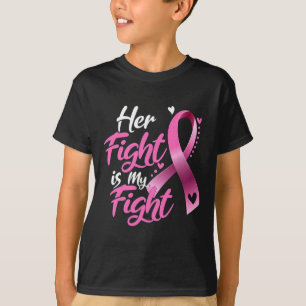 Camiseta Mujer Su Lucha Es Mi Lucha Contra El Cáncer De Mam