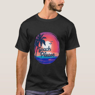 Camiseta Mujer Summer Beach Please Beach Life Summer Fiesta