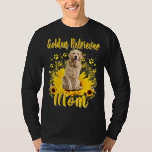 Camiseta Mujer Sunflower Golden Retriever Mom Dog Mother