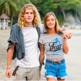 Camiseta Mujer Surfista Sin Miedo Ola Surf Femenino
