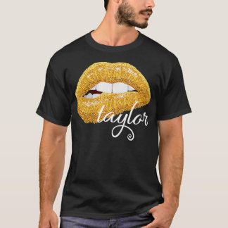 Camiseta Mujer Taylor Golden Lips Hinchera especial de fans