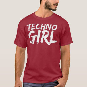 Camiseta Mujer Techno Chica Tee Festival EDM DJ Premium