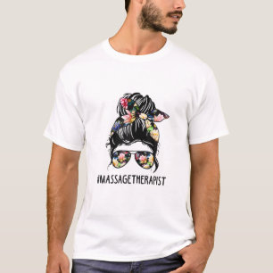 Camiseta Mujer Terapia de Masaje de Lotus Mamá Desordenada 