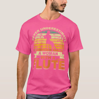 Camiseta Mujer Toca Flauta Música Flauta