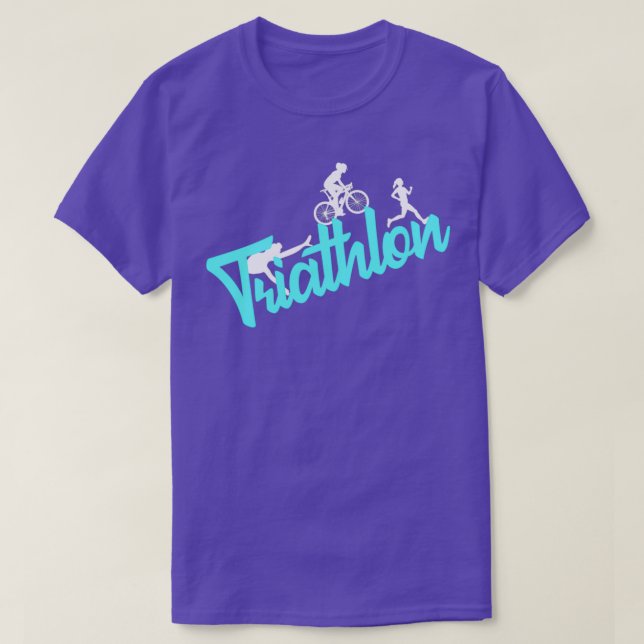 Camiseta mujer triatleta triatleta chica (Diseño del anverso)