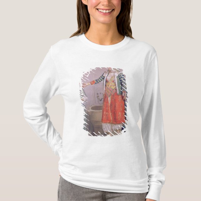 Camiseta Mujer turca con su sirviente (Anverso)