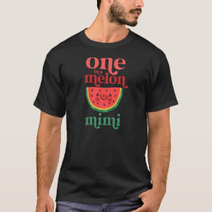 Camiseta Mujer Una En Melón Mimi Cute Watermelón Primero B