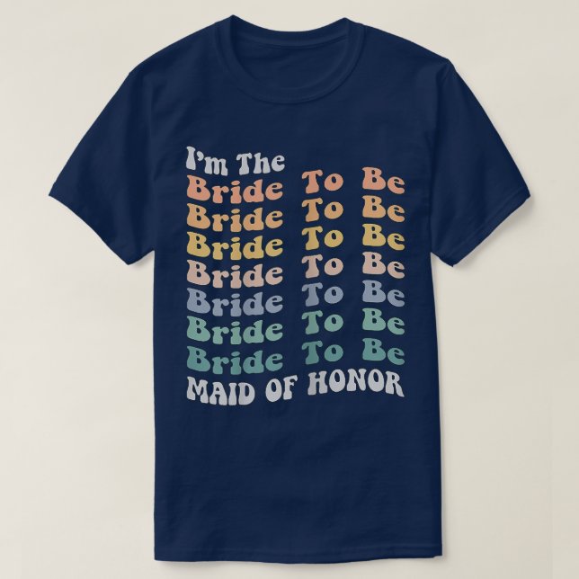 Camiseta Mujer: Una graciosa empleada de honor que va a est (Diseño del anverso)