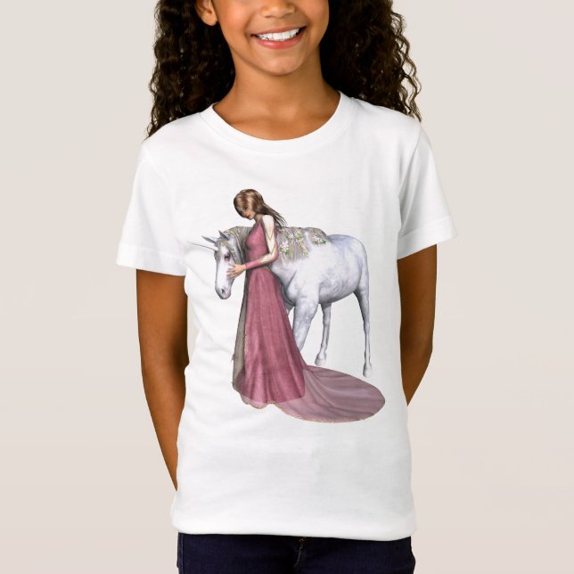 Camiseta Mujer unicornio Chica hijastra (Anverso)