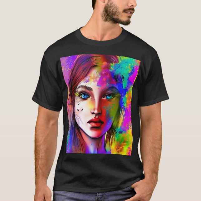 Camiseta Mujer urbana poderosa (Anverso)