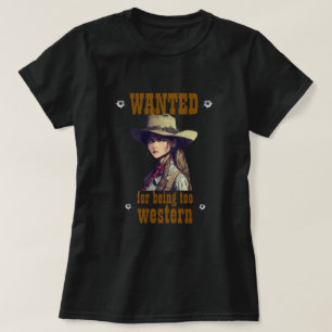 Camiseta Mujer Vaquera Por Ser Un País Negro Muy Occidental