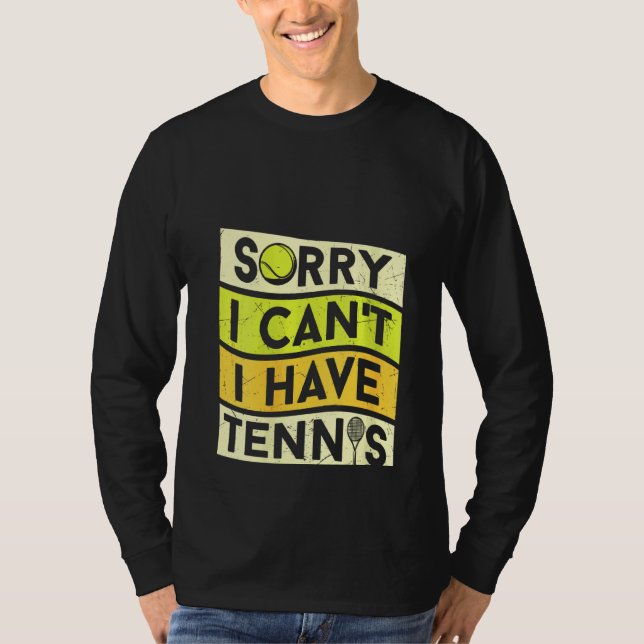 Camiseta Mujer ventilado siento no poder tener tenista (Anverso)