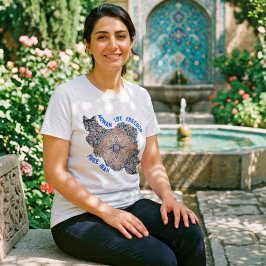 Camiseta Mujer Vida Libertad | Alfombra Persa Azul