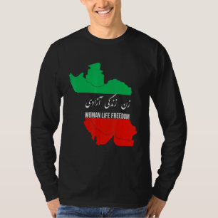 Camiseta Mujer Vida Libertad Irán Zan Zendegi Azadi IRAN Pe