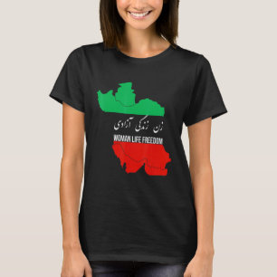 Camiseta Mujer Vida Libertad Irán Zan Zendegi Azadi IRAN Pe