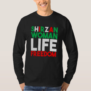 Camiseta Mujer Vida Libertad Irán Zan Zendegi Azadi Shirzan