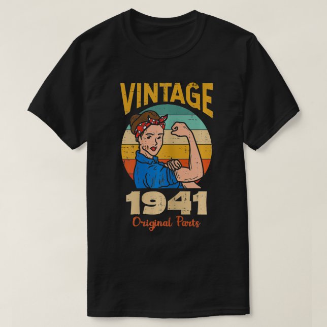 Camiseta Mujer Viñeta Mujer Fuerte 1941 80 años 80 años (Diseño del anverso)