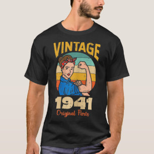 Camiseta Mujer Viñeta Mujer Fuerte 1941 80 años 80 años