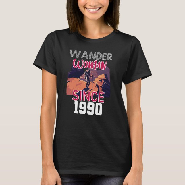 Camiseta Mujer Wander desde 1990 (Anverso)