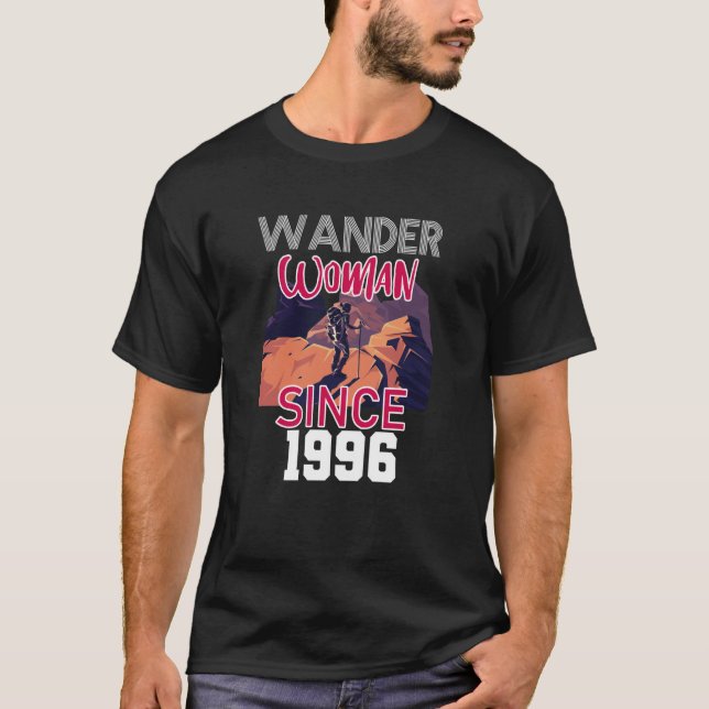 Camiseta Mujer Wander desde 1996 (Anverso)