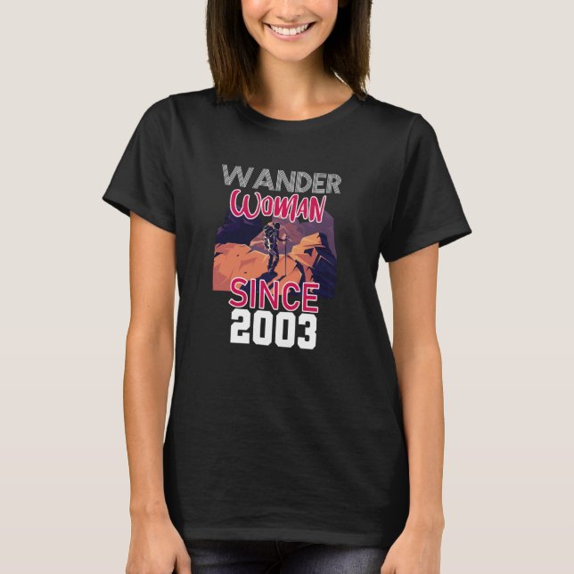 Camiseta Mujer Wander desde 2003 (Anverso)