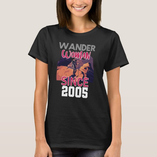 Camiseta Mujer Wander desde 2005 (Anverso)