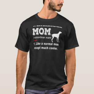 Camiseta Mujer Weimaraner Dog Vintage Mom