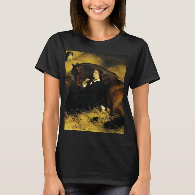 Camiseta Mujer y caballo (Anverso)