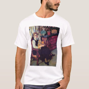 Camiseta Mujer y gato, Suzanne Valadon