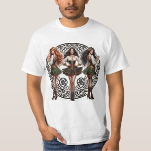 Camiseta Mujer y nudo celta