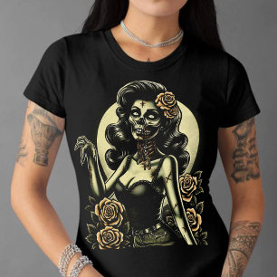 Camiseta Mujer Zombie caliente