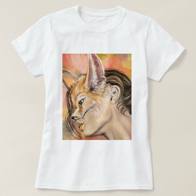 Camiseta Mujer Zorro (Diseño del anverso)