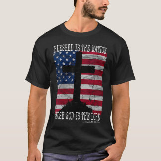 Camiseta Mujeres39S Bendita Es La Nación Cuyo Dios Es El