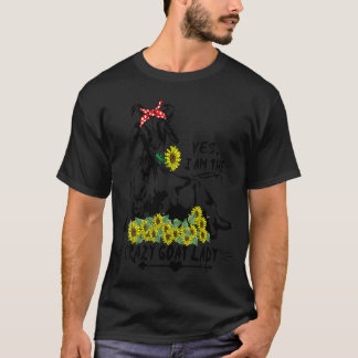 Camiseta Mujeres39S Cabra Loca Señora Cabras Animal De Gran