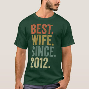Camiseta Mujeres 10 años de Boda, la mejor esposa desde