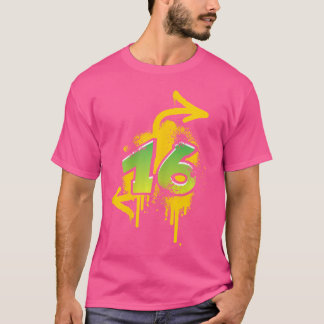 Camiseta Mujeres 16 Años Presentes Adolescentes Chicas Guay