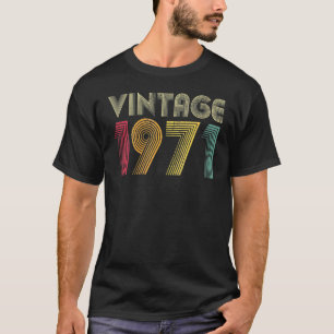 Camiseta Mujeres 1971 51º cumpleaños Retro Vintage Mujeres
